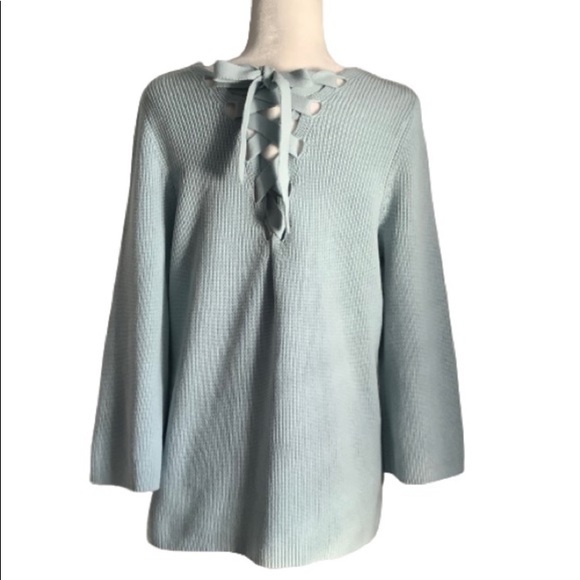 ❤️REITMANS LACE UP SWEATER SIZE L❤️ - Picture 2 of 7